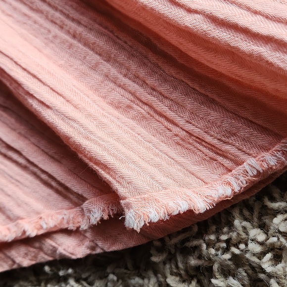 WE THE FREE Peach Long Sleeve Flowy Top wimans Size Small - Picture 2 of 13